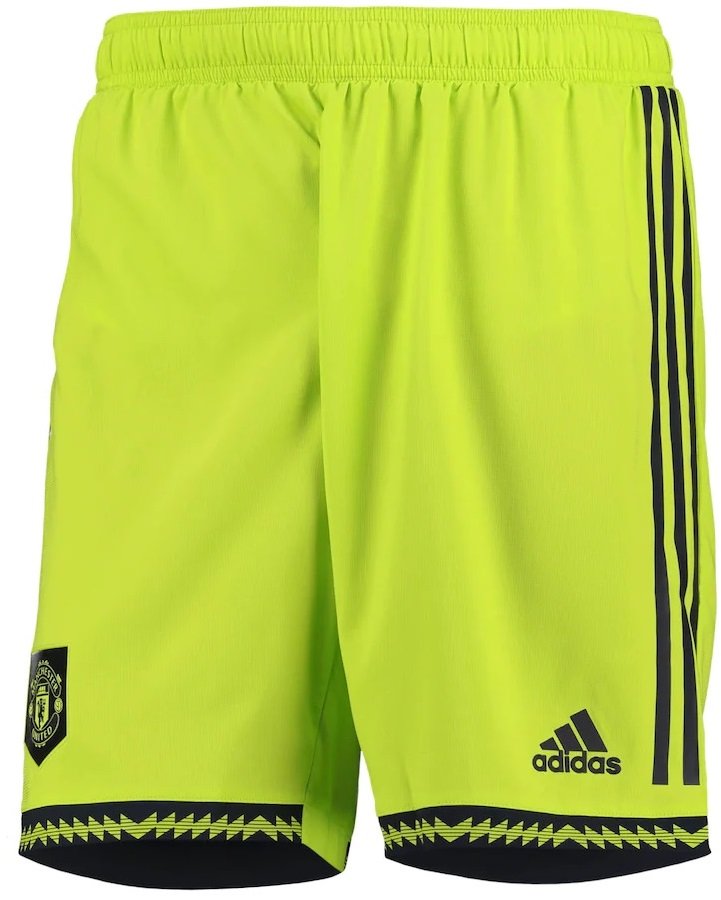 Calção III Manchester United 2022 2023 Adidas oficial Verde